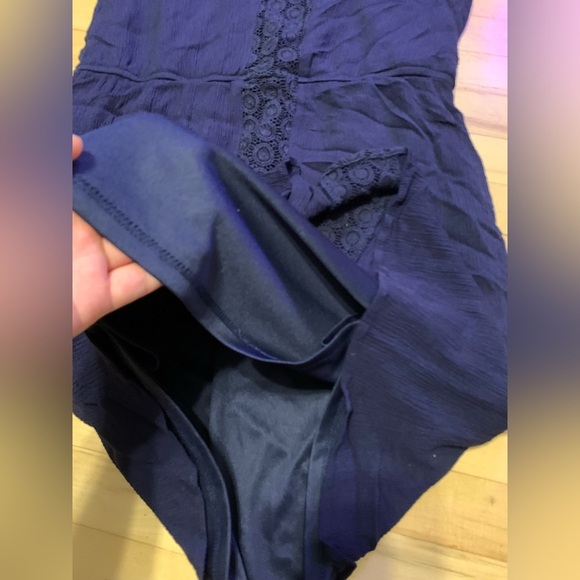 Kismet Elegant Navy Blue Sleeveless Dress - Picture 5 of 14